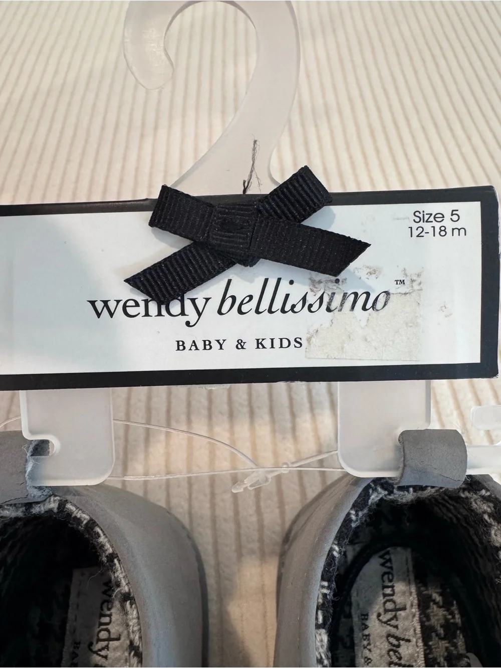 (NWT) Wendy Bellissimo baby boy gray boots